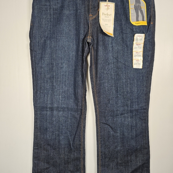 NWT Levis Jeans Womens Blue 525 Perfect Waist Bootcut Elastic Waist Stretch 8M - Picture 8 of 13
